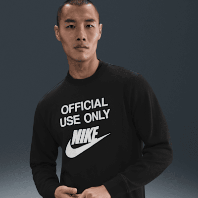 Nike Club Men's French Terry Crew. Nike VN